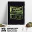 DDecorator Luck - Motivational Wall Board and Wall Canvas image