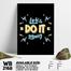 DDecorator Make It Happend - Motivational Wall Board and Wall Canvas image