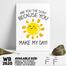 DDecorator Make My Day - Motivational Wall Board and Wall Canvas image