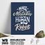 DDecorator Make No Mistakes - Motivational Wall Board And Wall Canvas image