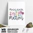 DDecorator Mental Health Matters - Motivational Wall Board and Wall Canvas image