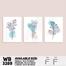 DDecorator Modern Flower ArtWork Wall Decor image