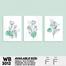 DDecorator Modern Flower ArtWork Wall Decor image