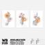 DDecorator Modern Flower ArtWork Wall Decor image