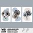 DDecorator Modern Flower ArtWork Wall Decor image