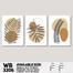 DDecorator Modern Leaf ArtWork Wall Decor image
