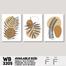 DDecorator Modern Leaf ArtWork Wall Decor image