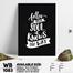 DDecorator Motivational Quote Wall Board And Wall Canvas image