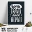 DDecorator Motivational Quote Wall Board And Wall Canvas image