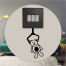 DDecorator Mr. Taddy Switch Socket Wall Sticker image