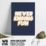 DDecorator Never Ending Fun - Motivational Wall Board and Wall Canvas image
