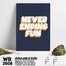 DDecorator Never Ending Fun - Motivational Wall Board And Wall Canvas image