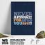 DDecorator Never - Motivational Wall Board and Wall Canvas image
