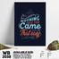 DDecorator Never - Motivational Wall Board and Wall Canvas image