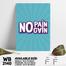 DDecorator No Pain No Gain - Gym - Motivational Wall Board and Wall Canvas image
