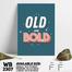 DDecorator Old And Bold - Motivational Wall Board And Wall Canvas image