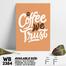 DDecorator Only Coffee We Trust - Motivational Wall Board and Wall Canvas image