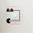 DDecorator Pac-Man Switch Socket Wall Sticker image
