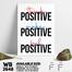 DDecorator Positive Positivity - Motivational Wall Board and Wall Canvas image