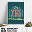 DDecorator Say Yes To Travel - Motivational Wall Board and Wall Canvas image