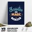 DDecorator Science Is Magic - Motivational Wall Board And Wall Canvas image