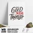 DDecorator See Good Things - Motivational Wall Board and Wall Canvas image