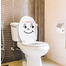 DDecorator Side Glance Vinyl Decals Removable Sticker For Washroom image