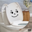 DDecorator Side Glance Vinyl Decals Removable Sticker For Washroom image