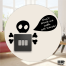 DDecorator Skeleton Warning Switch Socket Wall Sticker image