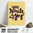 DDecorator Smile - Motivational Wall Board and Wall Canvas image