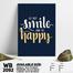 DDecorator Smile and Happy - Motivational Wall Board and Wall Canvas image