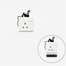 DDecorator Squirrel Switch SocketWall Sticker image