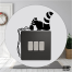 DDecorator Squirrel Switch SocketWall Sticker image