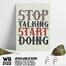DDecorator Start Doing - Motivational Wall Board and Wall Canvas image