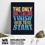 DDecorator Start Now - Motivational Wall Board And Wall Canvas image