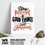 DDecorator Stay Positive - Motivational Wall Board and Wall Canvas image