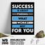 DDecorator Success Is Everything - Motivational Wall Board and Wall Canvas image