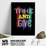 DDecorator Take And Give - Motivational Wall Board and Wall Canvas image