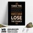 DDecorator Take RISK Or LOSE - Motivational Wall Board and Wall Canvas image