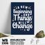 DDecorator Things Will Change - Motivational Wall Board And Wall Canvas image