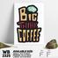 DDecorator Think Big Think Coffee - Motivational Wall Board And Wall Canvas image