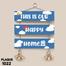 DDecorator This Is Our Happy Home Wall Plaque Home Decoration Wall Canvas Poster For Wall Decoration Wall Canvas Print Canvas Painting For Wall image