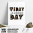 DDecorator Today Is a Good Day - Motivational Wall Board And Wall Canvas image