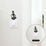 DDecorator Traditional Tabla Playing Switch Socket Wall Sticker image