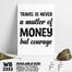DDecorator Trave Is a Courage - Motivational Wall Board And Wall Canvas image