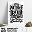 DDecorator Trust Your Journey - Motivational Wall Board and Wall Canvas image