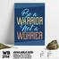 DDecorator Warrior - Motivational Wall Board and Wall Canvas image