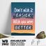 DDecorator Wish For Better - Motivational Wall Board and Wall Canvas image