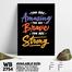 DDecorator You're Brave and Strong - Motivational Wall Board and Wall Canvas image