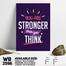 DDecorator You're Stronger Than You Think - Motivational Wall Board And Wall Canvas image